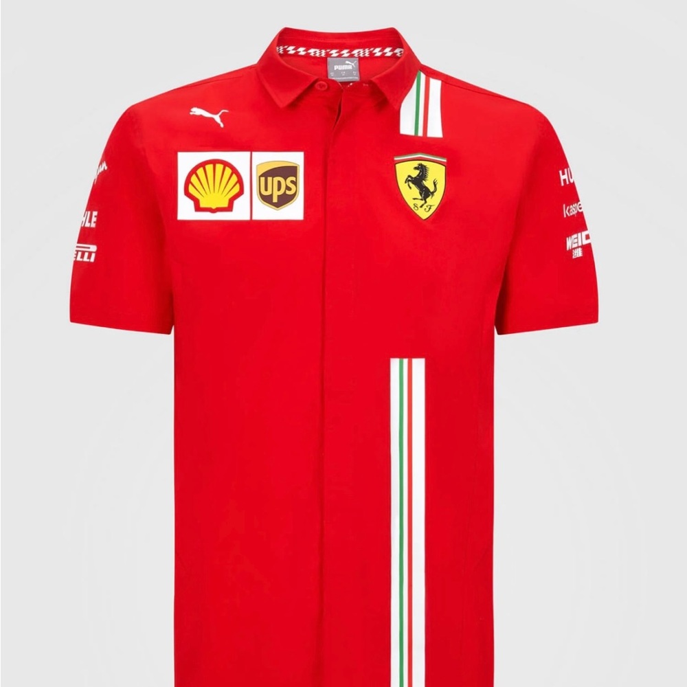 Men’s Brand New Scuderia Ferrari 2021 Team Shirt!